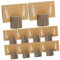 VOSAREA 1 Set Tischkartenhalter Aus Papier Visitenkarten Ausstellungsregale Ornament Namenskartenclip Fotokartenhalter Stumpfkartenclip Tischnummernständer Party