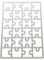 Metall-Stanzschablone, Puzzle, Scrapbooking, Album, Papier, Karte, Vorlage, Prägung, Dekoration, Scrapbooking, Stanzformen