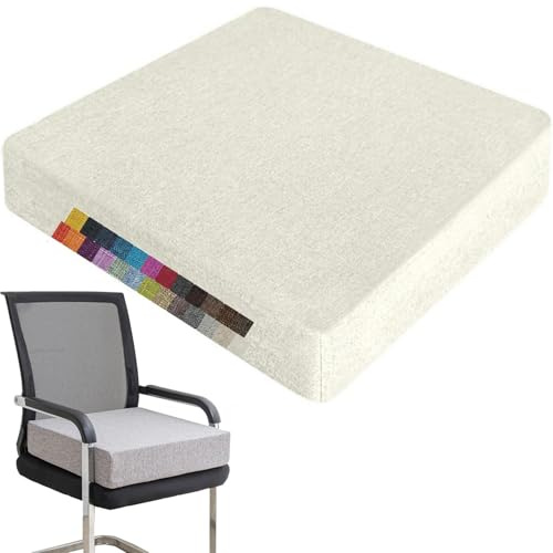 AIOLOVEMSR sitzkissen für rattanstühle 40x40x10cm Sitzkissen für Indoor & Outdoor Nutzung – waschbar, mit Reißverschluss,rutschfestes Sitzkissen für Gartenstuhl