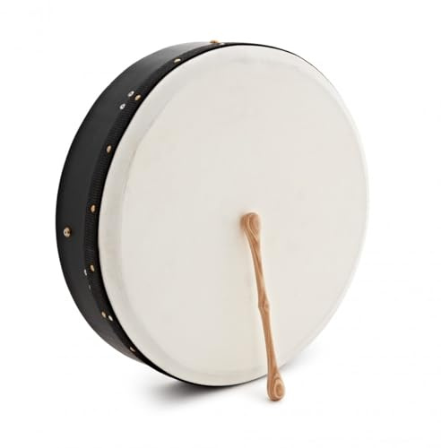 Stimmbare Bodhrán-Trommel mit Tasche und Schlägel, 16 Zoll (40,6 cm)