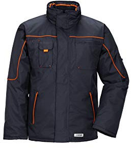 Planam 3536048 Outdoor Piper Jacke, Marine/Orange, Größe 48