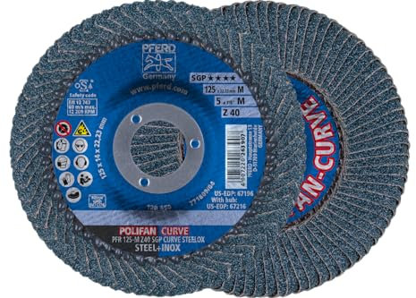 Pferd 67689052 Polifan PFR 125 Z 40 SGP-Curve M