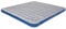 High Peak 40043 Unisex Cross Beam Single extra long Luftbett, mit integrierte Fußpumpe und Anti-Rutsch Funktion, atmungsaktiv, robust, Oberseite weich, für Indoor und Outdoor, hellgrau/blau, XXL