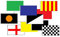 AZ FLAG - Satz Mit 11 Flaggen Autorennen - 90x60 cm - Automobilsport Fahne 60 x 90 Cm - Flagge - Flaggen