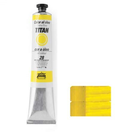 ÓLEO AMARILLO MEDIO TITAN Extrafino 10 - 60ml. Nº 28