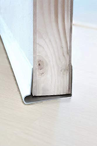 Door Draught Excluder in various sizes (Pack of 2) very easy to fit, self adjusting to different floor types, very effective way to cut your heating bills. For doors up to 915mm wide and 45mm thick (760mm x 35mm)