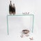 Homely - Mesa Consola de Cristal Curvado Murano, de 100x35x75 cm