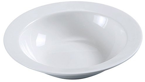 Yanco PS-11 Lot de 36 coupes à fruits en porcelaine Blanc 11,4 cm