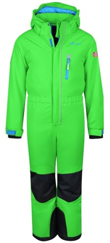Trollkids Kids Isfjord Snowsuit 86, bright green