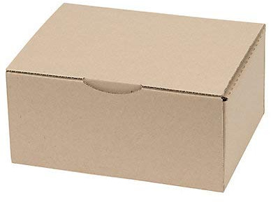 Lot de 50 Boîtes postales brunes 150x100x70 mm