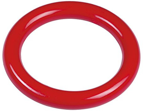 spiria BECO Tauchring, Schwimmring, Wurfring Wasserspielzeug massiv für Kinder (red)