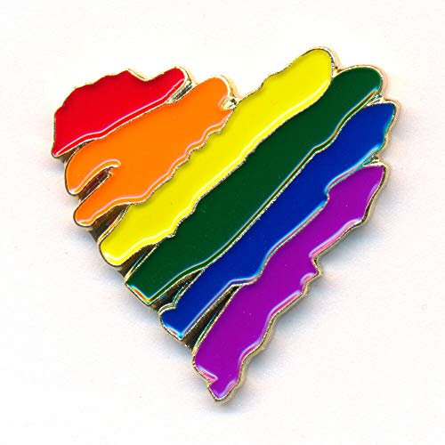 Heller 0945 Broche en métal avec Inscription en Anglais « Liebe Love Heart »