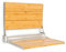 Oneconcept Arielle Deluxe Siège de Douche : strapontin, Assise et Dossier en Bambou, Cadre en Alliage d'aluminium, Poids Maxi : 160 kg, matériel de Montage Inclus, Bois