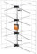 Lechpol ANT0040 Antenne TV extérieure de toit UHF/VHF