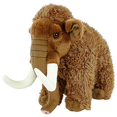 Teddys Rothenburg Kuscheltier Mammut 33 cm stehend braun Plüschmammut Stofftier Plüschtier Kinder Baby Spielzeug by Uni-Toys