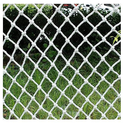 Outdoor Protective Netting, White Fence Net for Restaurant Bars, Stair Rail Safety Net, 5cm Mesh Net (Size : 1x1m(3x3ft))
