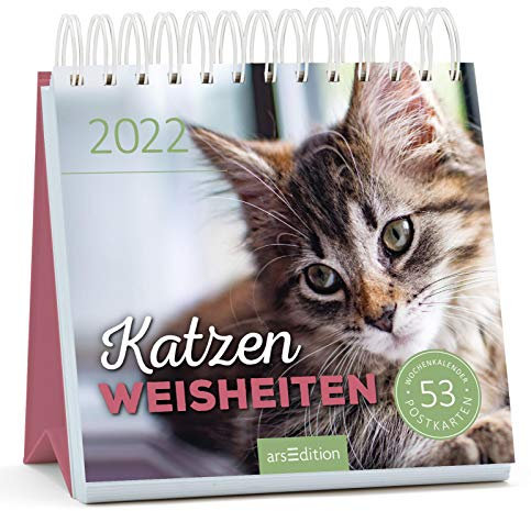 Postkartenkalender Katzenweisheiten 2022