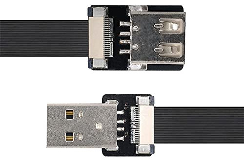 Xiwai Câble d'extension de données USB 2.0 type A mâle vers femelle pour FPV, disque, scanner et imprimante 2 m
