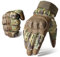 WTACTFUL Motorradhandschuhe Herren, atmungsaktiv Motorrad Handschuhe Herr Touchscreen mit Protektoren für Taktische Fahrrad einsatzhandschuhe Airsoft Paintball Tarnung L