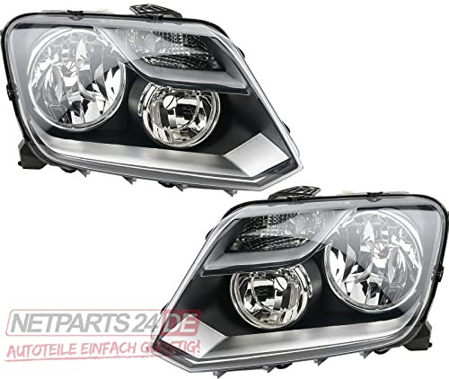 Johns, Scheinwerfer Satz passend für VW Amarok Scheinwerfer Satz, links & rechts Set H7/H15 ab 09/2010-