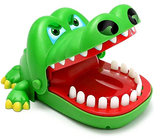 KOMUNJ Krokodil-Zähne-Spielzeug-Spiel für Kinder, beißt nach dem Zufallsprinzip Finger Spaß Spiel Spielzeug, für Familienspiel, Partyspiel, Mädchen & Jungen, Kinder Geschenk