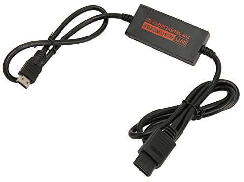 HDMI-Adapter für N64 SNES SFC, Spielekonsolen-Videosignal-zu-HDMI-Konverter, 720P 1080P-Umschaltung, HDMI-Videokonverterkabel, Plug-and-Play