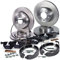 ATEC Germany Bremsenset inkl. Bremsscheiben Vorne Ø 324 mm Belüftet + Hinten Ø 320 mm Belüftet + Bremsbeläge Vorne & Hinten + Bremsbacken Hinten Kompatibel mit BMW 5er (E60), 6 (E63) (E64)