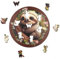 WOOD YOU DO Holzpuzzle Faultiermotiv Holzpuzzle Perfekt Für Kindertag und Kinderzimmer Wooden Puzzle Holzpuzzles 40 Teile, 28x28cm (Sloth, A3, XL)