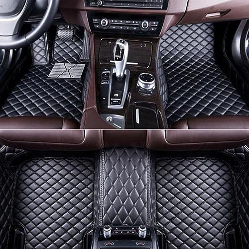 Auto Custom Fußmatten für Mercedes Benz GLC SUV X253 GLC 200 250 300 350 2015-2022, Leder Fussmatten, Allwetter Geruchlos rutschfest, Schutz vor Verschmutzung,A