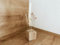 Flowerbar Cube | Massiver Holzblock mit getrockneten Blumen | Dekoelement, Unikat, Dekoration, Trockenblumen & edle Eiche (Dolce Vita)