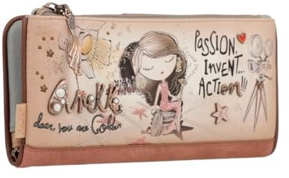 Anekke Hollywood Flexible RFID Wallet L Multicolor