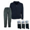 BE BOARD Tuta Completa Invernale Pile Uomo con Calza Pile Colore Casuale in Omaggio BLUANTRA M