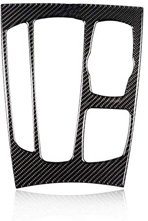 LXBSXY Auto Gangschaltung Kohlefaser Panel Abdeckung Trim für BMW X5 X6 F15 F16 2014-2017, Ersatz Glatte Oberfläche Mittelkonsole Aufkleber Styling Innere ZubehöR,A-LHD
