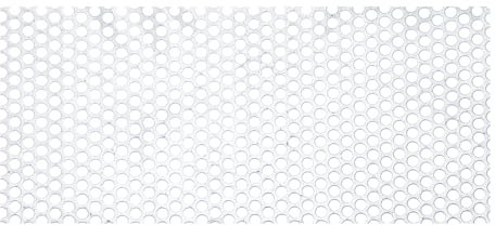 PATIKIL 19.7 x 9.8 Lamiera Forata Acciaio Inossidabile 304, Foro Rotondo da 0.3 Rete Metallico Espansa 20Ga Schermo Piastra Decorativa per Griglie Ventilazione