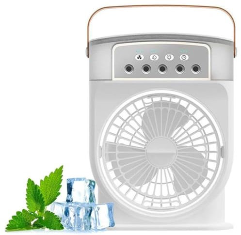 Polarlux Air Cooler, Polar Lux Ice Ventilateur de refroidissement portable avec système de refroidissement à glace, mini ventilateur brumisateur portable rechargeable, climatiseur Polarlux,