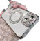 Lomzexwi Hülle für iPhone 15, Magnetische Rhinestone Handyhülle für Frauen Mädchen Bling Durchsichtig Silikon Schutzhülle Stoßfest Bumper Kratzfest Luxus Case für iPhone 15, Silber