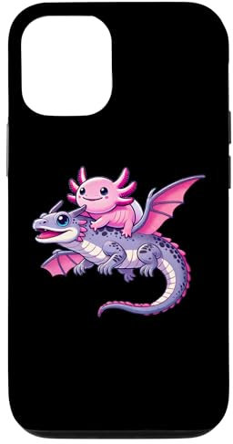 Hülle für iPhone 15 Anime Kawaii Axolotl Dragon