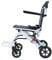 Ehozirta Faltbarer Rollstuhl, leicht, tragbar, Reisestuhl für Erwachsene, ergonomisches Design, Rollstuhl mit verstellbarem Sicherheitsgurt, Aluminiumrahmen, PU-Räder für reibungsloses Fahren