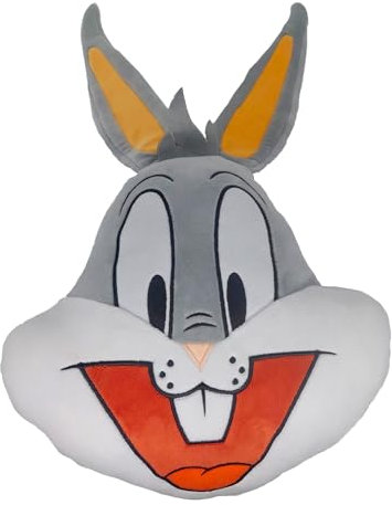 Kuscheliges Dekokissen LT BB Hasen plüsch Kissen - Bestickt - mit Füllung - Pillow Zierkissen 33x30 cm (Hase)