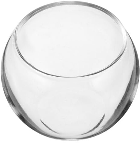 BRIGHTFUFU Dekoratives Mini-fischglasbecken Aus Glas Als Pflanzenhalter Und Tafelaufsatz
