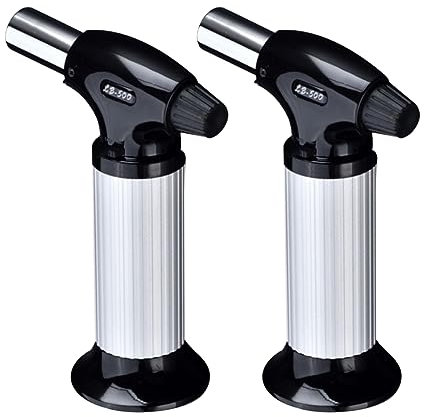 Gadpiparty 2pièces Lance Flamme Pour Barbecue Outil De Soudage Haute Température Allume-feu Automatique Léger Et Facile à Manipuler