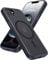 Miimall Magnetisch Handyhülle für iPhone 16e 2025 Hülle Ultra Dünn für MagSafe, TPU+PC Anti-Fingerabdruck Fallschutz Kantenschutz Schutzhülle Matt Thin Leicht Bumper für i Phone 16 e Case Dunkelblau