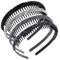 4 Stück Strass Stirnbänder, Strass Stirnband für Damen, Rutschfeste Haarreifen,Stirnbänder mit Kristall Zähne Kamm, Haarreifen Damen, Glitzernde Haarbänder, für Mädchen Tägliches Party Haarschmuck