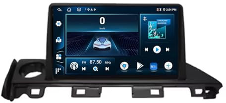 Android 13 2 DIN Car Radio Stereo para Mazda 6 Atenza 3 GJ GL 2015-2018 9 Pulgadas Autoradio con WiFi GPS Rear View Camera RDS FM BT DVR SWC Ventilador de refrigeración(2+32G)