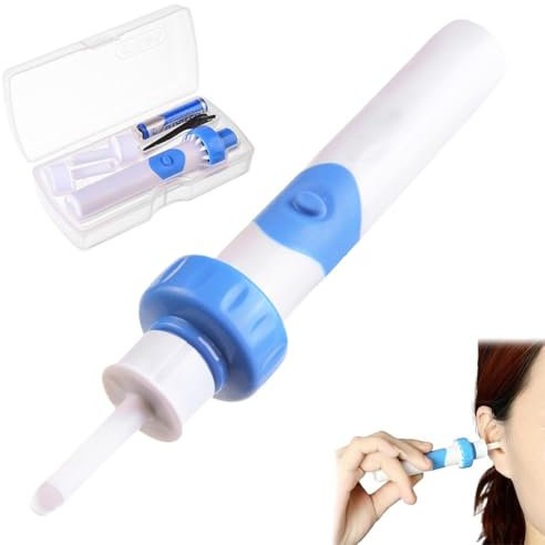 Oroclear Earwax Cleaner Reviews, Oro Clear Ear Wax Remover, Electric Ear Wax Suction Kit, Power Suction Motorised Silicone Cleaner Head for Earwax Remover for Adults & Kids(1PC)