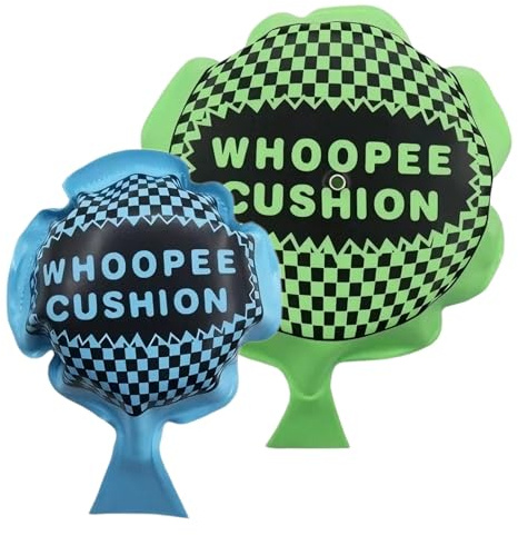 EAVUYIS 2 Stück Furzkissen Selbstaufblasend Pupskissen,Lauter Authentischer Furz, Pupskissen Furzkissen Kinder Erwachsene, Whoopie Cushion,Aprilscherz Scherzartikel