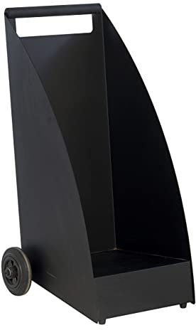KNOBLOCH Kaminholzwagen rund KNWOOD3001 Schwarz