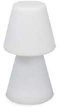 New Garden LUMLL045OFNW Energisparlampe, Plastik, 15 W, E27, weiß, Durchmesser 25 cm, höhe 45 cm