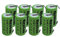 Lot de 8 batteries rechargeables Ni-Mh D pour lampe torche 1,2 V 10 000 mAh 10 Ah avec languettes terminaux à souder pour pack batterie