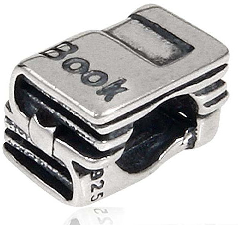 Buch-Charm, 925er-Sterlingsilber, Kultur-Charm, Weihnachten, Jahrestag, Charm für Pandora-Charm-Armbänder